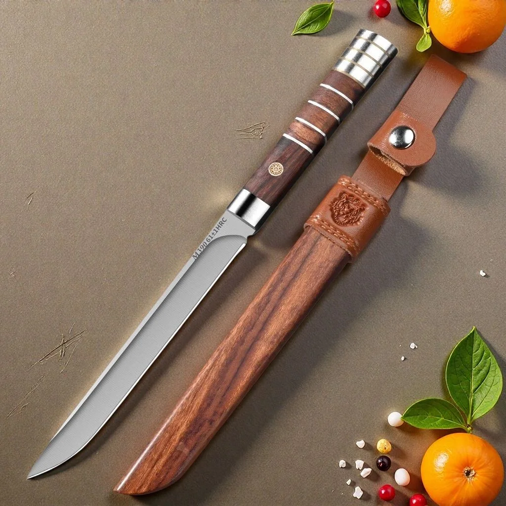 1/2/3-piece Meat Cutting Knife Set -M390 Stainless Steel 62HRC Ultra-sharp Blades Suitable For Cutting Fruits And Butchers Knife