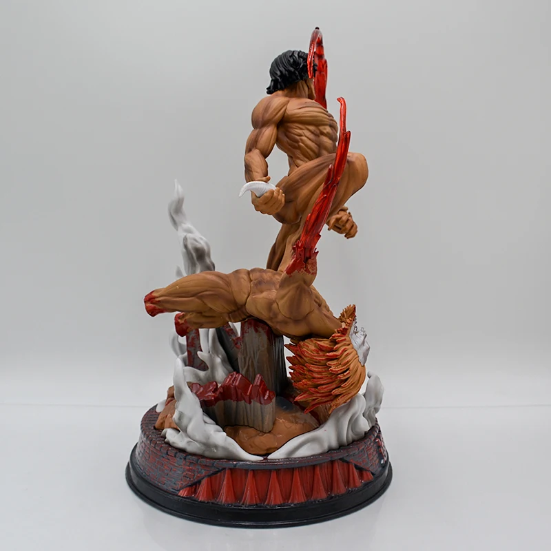 29 سنتيمتر هجوم على تيتان أنيمي الشكل إرين ييغر عمل الشكل Shingeki لا كيوجين ليفي أكرمان تمثال تحصيل نموذج دمية لعبة