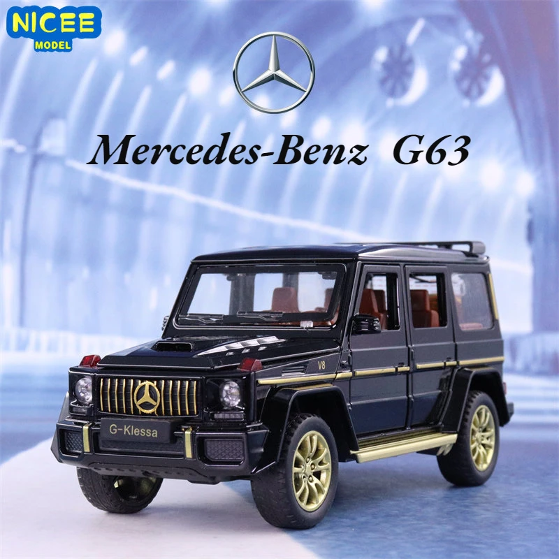 

1:32 Mercedes Benz G63 AMG Off-road vehicle Simulation Diecast Car Metal Alloy Model Car Children's toys collection gifts A65