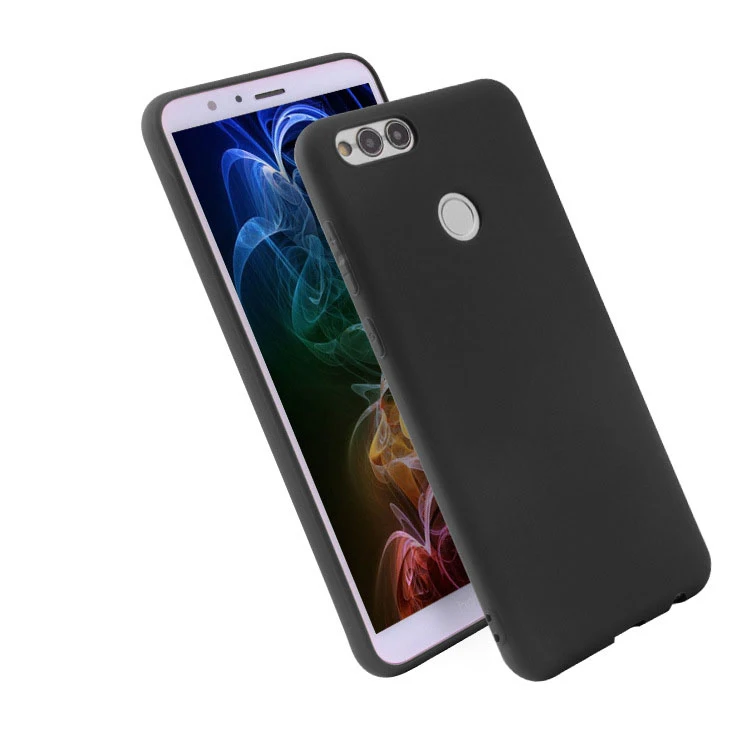Candy Color Silicone Phone Case For Huawei Honor 7X 8X 8C 8A 8S 9 10 Lite Y5 Y6 Y7 Prime Y9 2018 Soft TPU Back Cover
