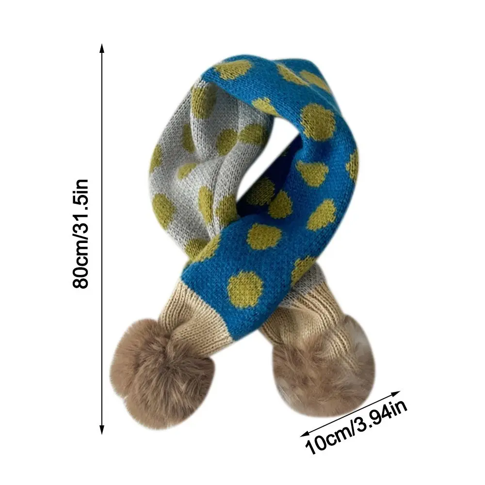 Neckerchief Thickening Thermal Neck Warmer Windproof Snap Fastener Children Winter Scarves Ski Motorcycle Scarf Autumn Winter