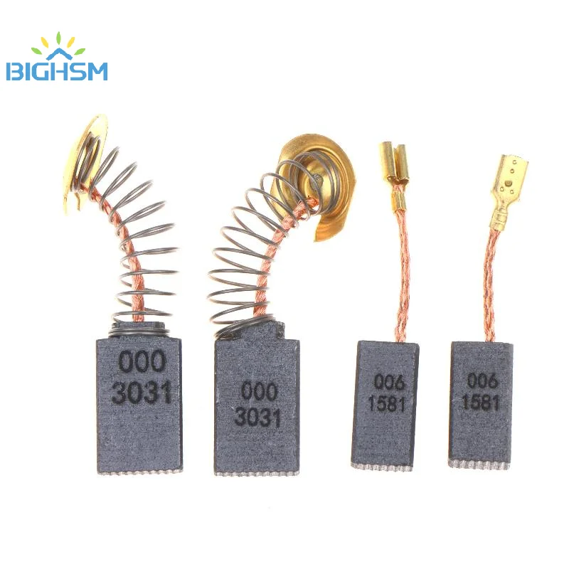 1Pair 303# 21# 43# 103# 153# 50# 411# 6-100# Carbon Brush Replacement Parts For Angle Grinder Drill Power Tool Repair Accessory
