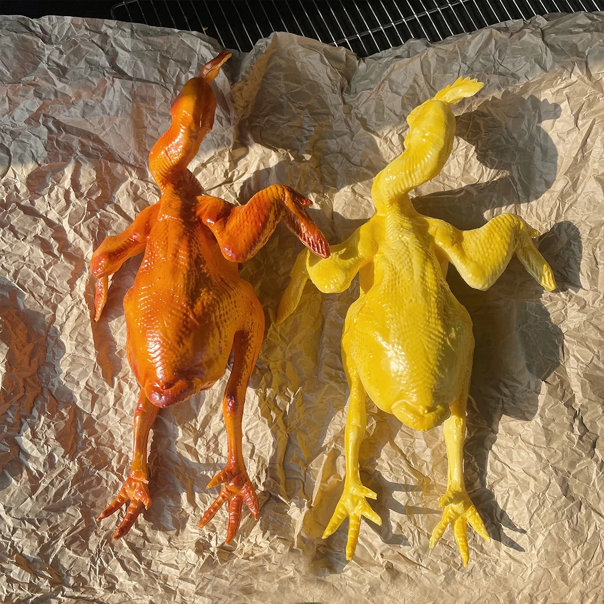 محاكاة الدجاج واقعية الدجاج المشوي نموذج وهمية الغذاء الحلي مطعم المطبخ نافذة عرض عينة DIY بها بنفسك ديكور احتفالي #2