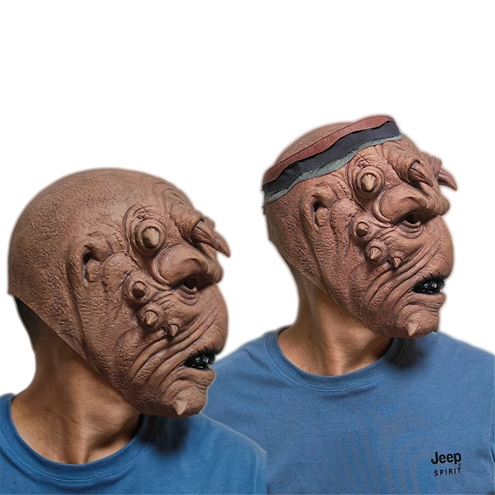 

Movie Skeleton Crew Cosplay Costume Latex Mask Halloween Party Carnival Prop