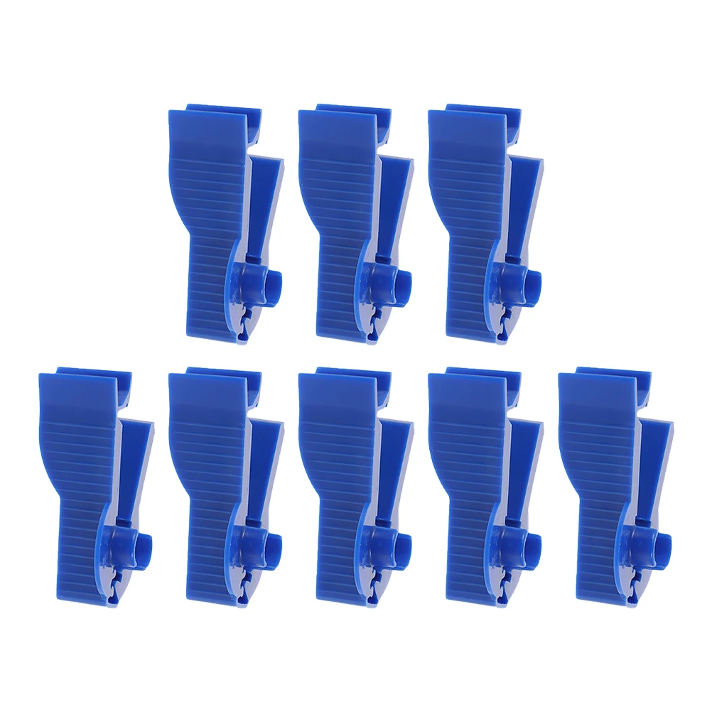 

8 Pcs Abdominal Clamp Clips Peritoneal Flow Control Fixator Pipeline Professional Dialysis