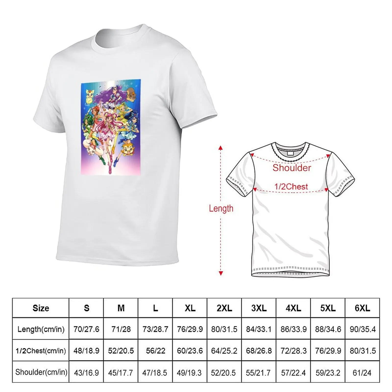 Yes! Pretty Cure 5 GoGo! T-Shirt luxury designer funny gifts heavy weight t shirts for men