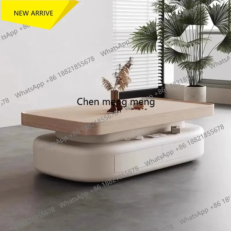 G153 Minimalist Nordic Coffee Table Cute Storage Simple Photo Album Coffee Table Space Saving Unique Couchtisch Postmodern Furni