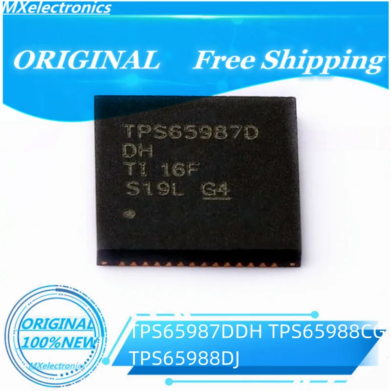 

10PCS/LOT NEW100% TPS65987DDH TPS65988CG TPS65988DJ TPS65987 TPS65988 TPS65987D VQFN-56 USB Interface IC