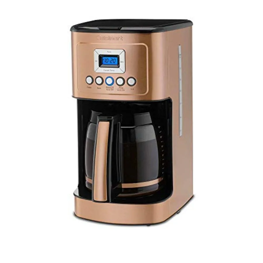 ماكينة صنع القهوة DCC3200CPAMZ PerfecTemp سعة 14 كوبًا قابلة للبرمجة من النحاس للاستخدام المنزلي والمكتبي مع التحكم المتقدم في درجة الحرارة و