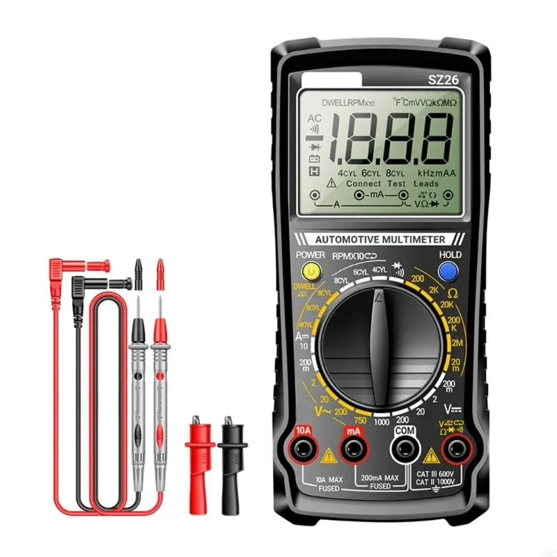 ABS Multimeter Car Circuit Multimeter لتحليل دائرة السيارات الدقيقة للفنيين والهندسة المهنية