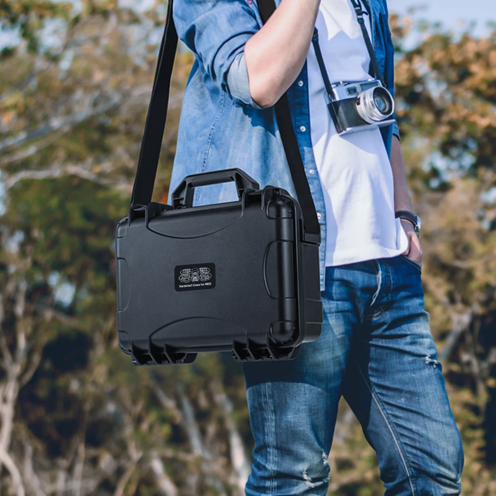 Portable Storage Case Explosion-proof Hard Shell Box Waterproof Safety Handbag with Shoulder Strap for DJI Neo Drone Accessories