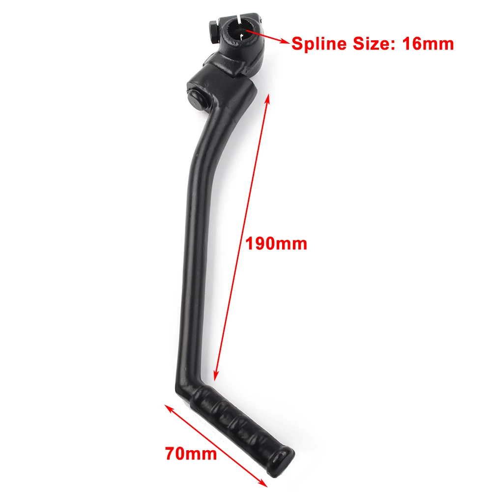 1PC Black Steel Kick Starter Lever Pedal Kickstart Arm For Honda XL XR 250 250S 250R Motosport 250 1972-1985