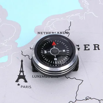 Mini Watch Button Compass 1