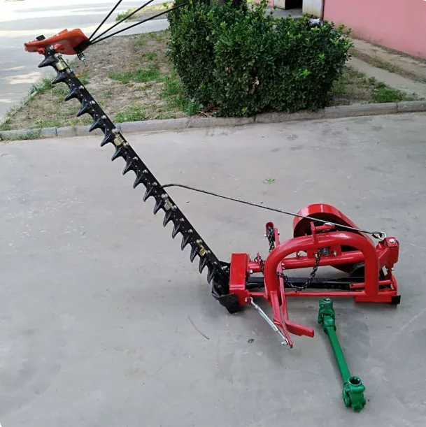 Lawn mower reciprocating lawn mower four-wheel tractor with mowing grass rear mower