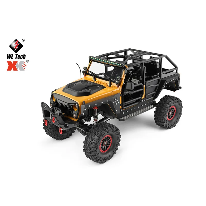 

WL TECH 1:10 Liema JEEP Wrangler Electric RC Car Remote Control Off-Road Climbing Vehicle Simulation Toy for Ages 14+