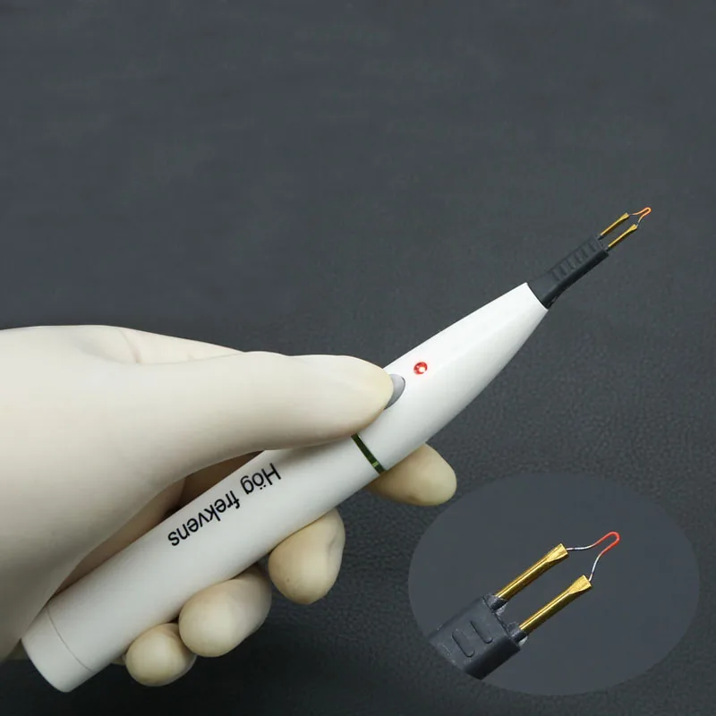 Electrocoagulation hemostatic device, coagulation pen, cosmetic plastic cautery device, rechargeable pen head, adjustable power