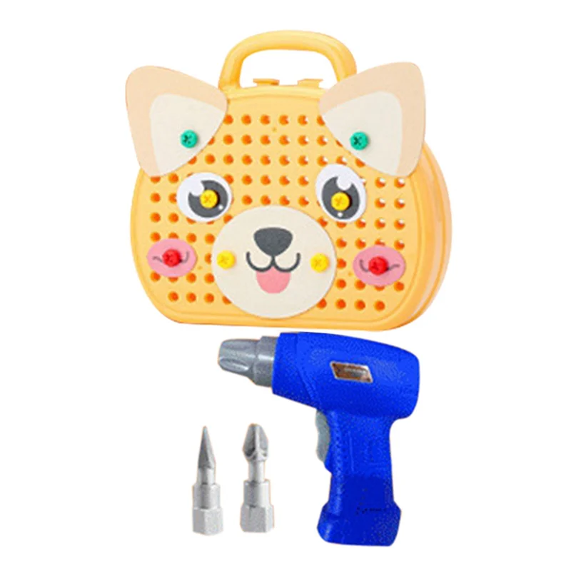 

Ящик для инструментов для игр, ящик для инструментов, дрель для малышей и ящик для инструментов для винтов