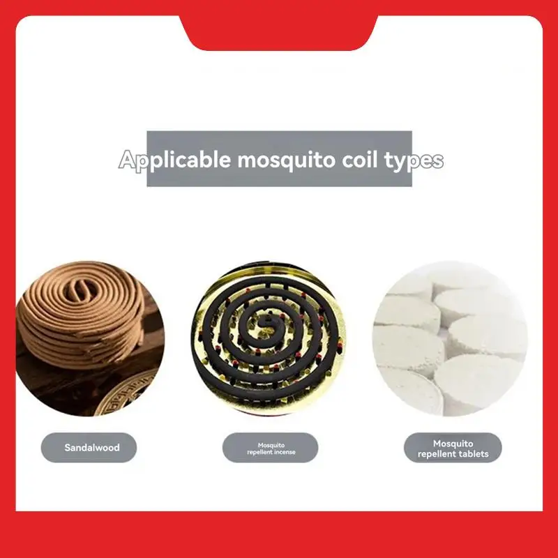 4 Pcs Hanging Mosquito Coil Holder Portable Incense Burner Repellent Coils With Hook For Indoor Outdoor Camping Hiking