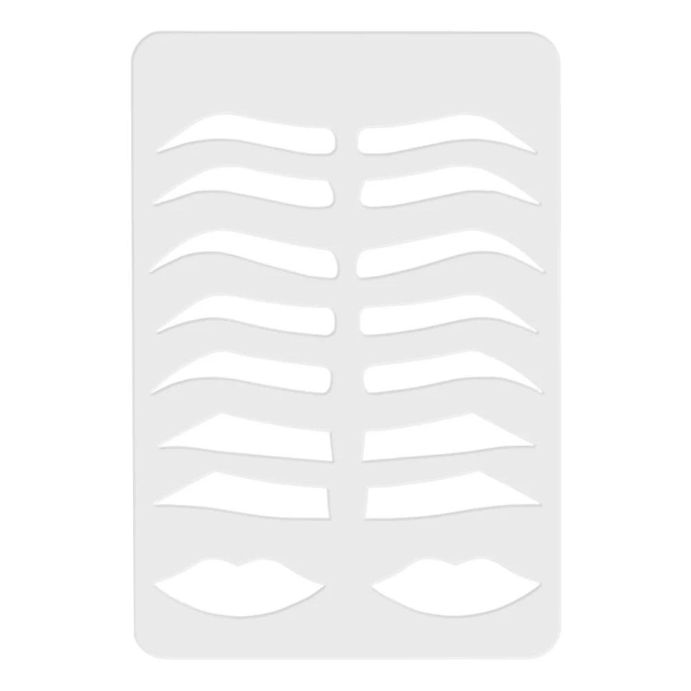 

Eyebrow Shape Mold Acrylic Board Makeup Practice Tool Eyebrow Drawing Stencil Lip Mold Suitable Beginner Artist Durable Quality