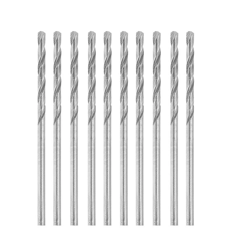 E06B Multifunction 10 Pcs Tiny Micro HSS 0.7mm Straight Shank Twist Drilling Bit