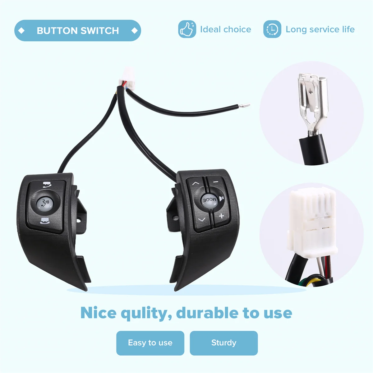 Mega SaleSteering Wheel Control Switch Volume Adjust Button for Toyota Rav4 RAV4 XA30 ACA30L 2006-2008 84247-42030