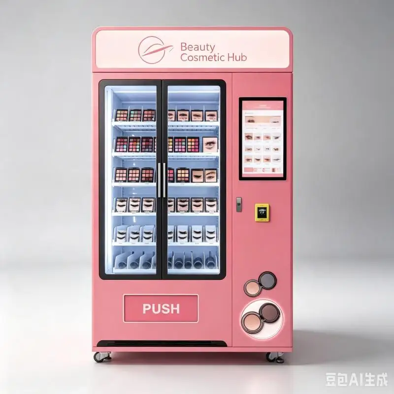 Cosmetics Beauty Vending Machine Customized Smart Makeup Dispenser Touch Screen Retail Kiosk Skincare Store Mall Solution