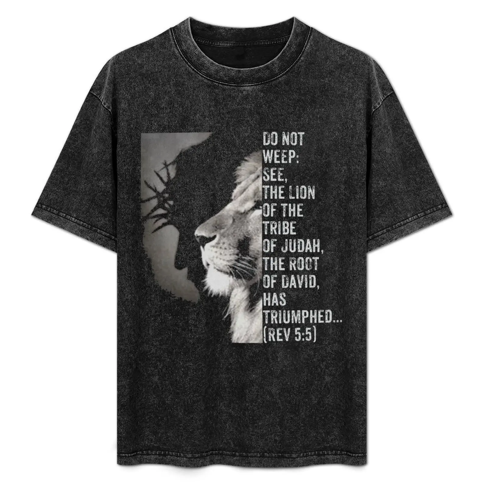 

Revelation 5:5 T-Shirt Basic Regular Fit Casual T-Shirt