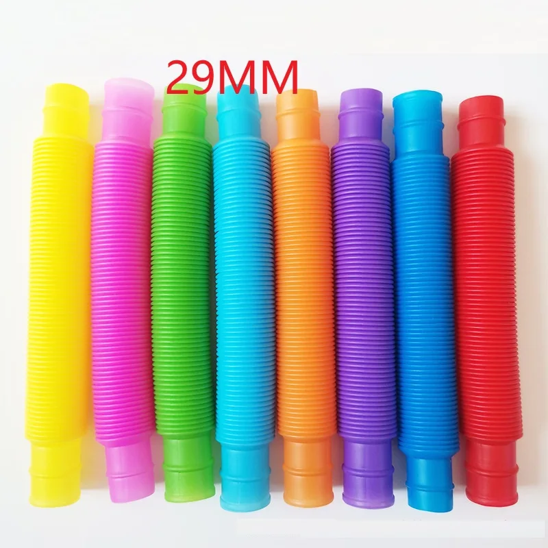 Sensory Fidget Toy Tubes para Adultos, Alívio do Estresse, Alívio do Estresse, Educacional, Antistress, Squeeze Toy, Presentes, 5Pcs