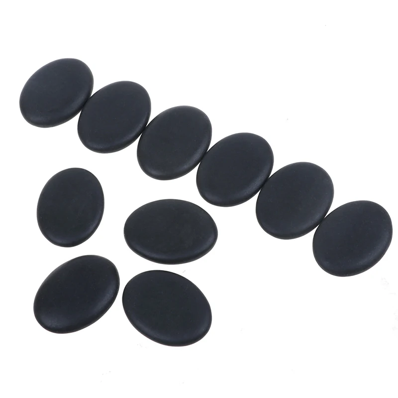 2pcs/6pcs Massage Spa Rock Basalt Stone Black Lava Natural Stone Beauty Stones Hot Sale