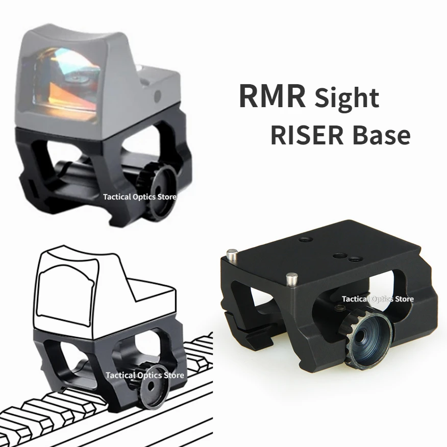 

Тактический прицел RMR, подставка, металлическое крепление, аксессуар с красной точкой, подходит для охотничьего прицела на 20 мм, прицел для страйкбола LEAP 8,20
