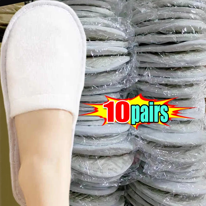 

2-10pairs Disposable Home Slippers