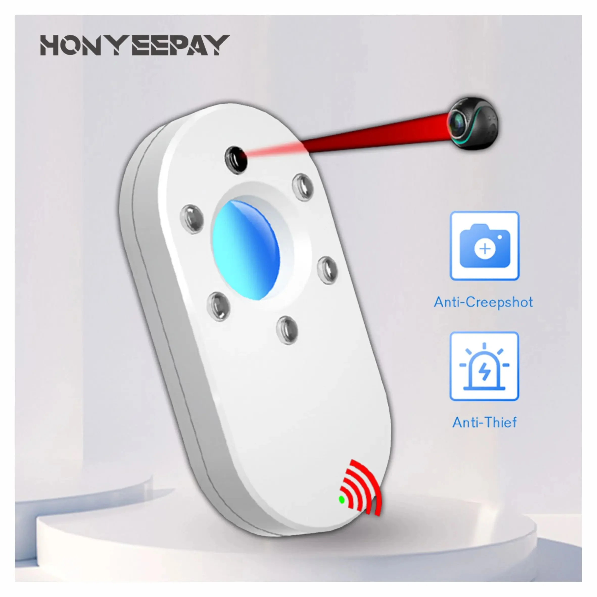 Anti Candid Hidden Camera Detector Security Protection Bug Discreet Spy Professional Infrared Presence Invisible Gadgets Sensor