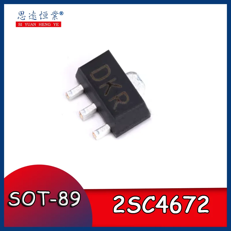 10pcs Original genuine 2SC4672 DKR SOT-89 NPN transistor 50V/2A surface mount transistor
