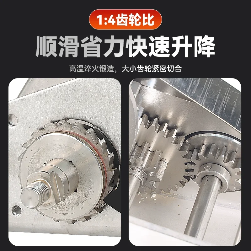 Hand Crank Winch 304 Stainless Steel Bidirectional Self-locking Small Household Winch Manual Hoist Lifting Traction Hoist