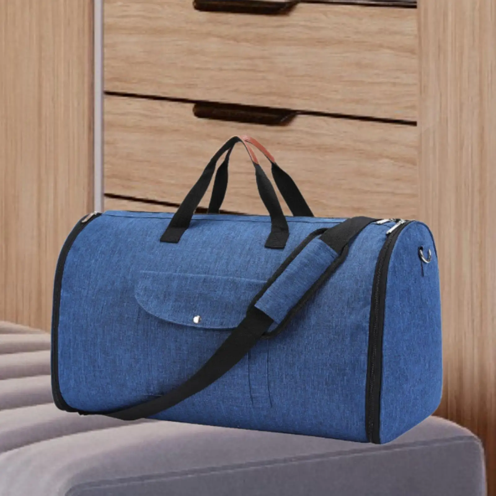 

Duffle Bag Carry on Garment Bag Adjustable Strap Multipurpose for Men Overnight Bag Luggage Bag for Trip Holiday Backpacking