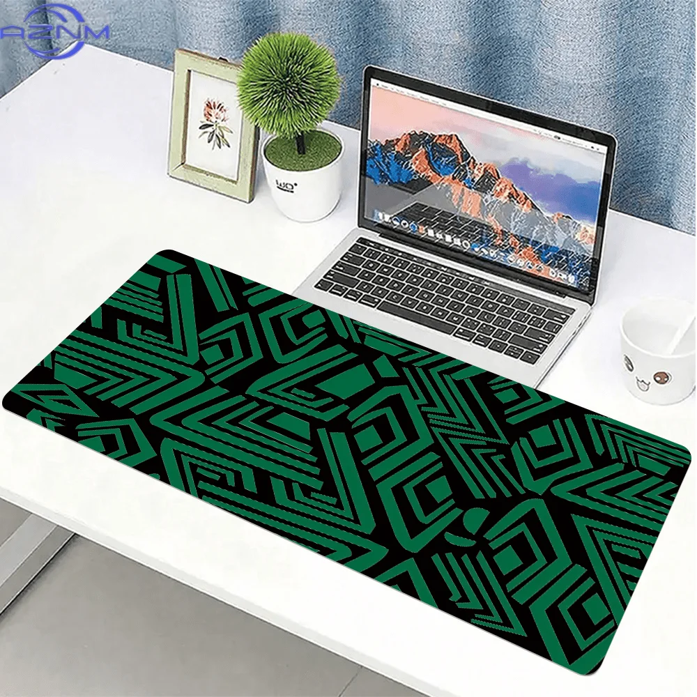1pc Mystic Tribal Geometric Pattern Mouse Pad  cm, Non Slip Extended Table Mat, Desk Mat for Office Home Decor, Soft Fabric Surf