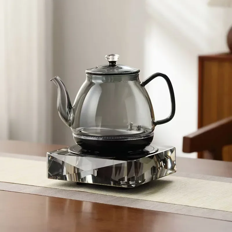 Automatic Electric Glass Kettle Fast Boiling Water Pot Tea Art Health Care Appliance with Auto Power Off Function for Home