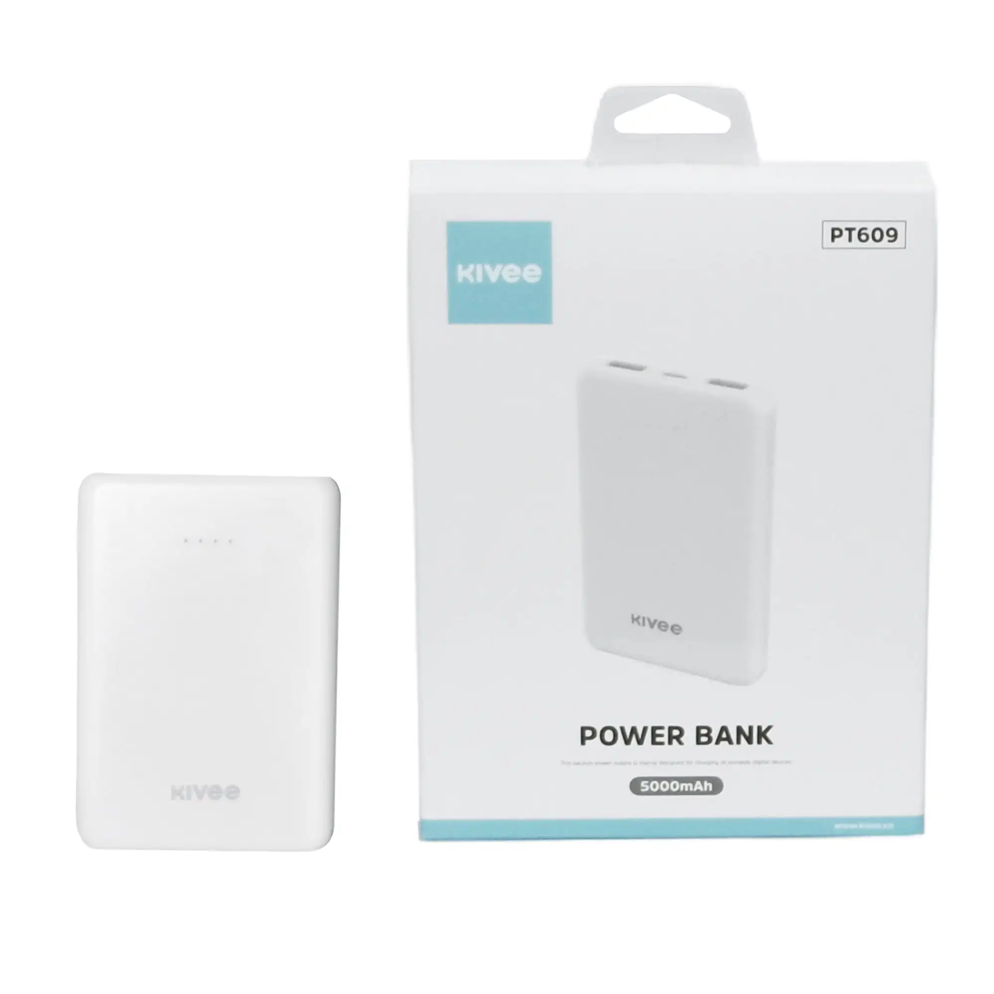 Phone Power Bank, Dual USB Compatible with phone, 5000mAh, Type C