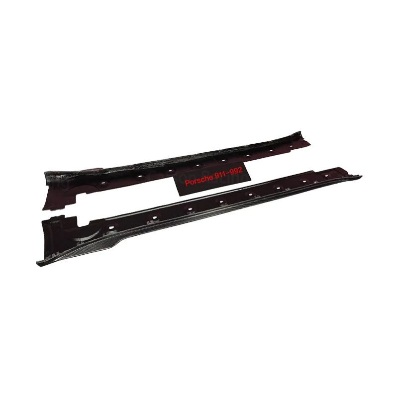 

Wet Carbon Fiber Side Skirt For Porsche 2018-2022 Carrera 992 Forge Position Rear Extensions
