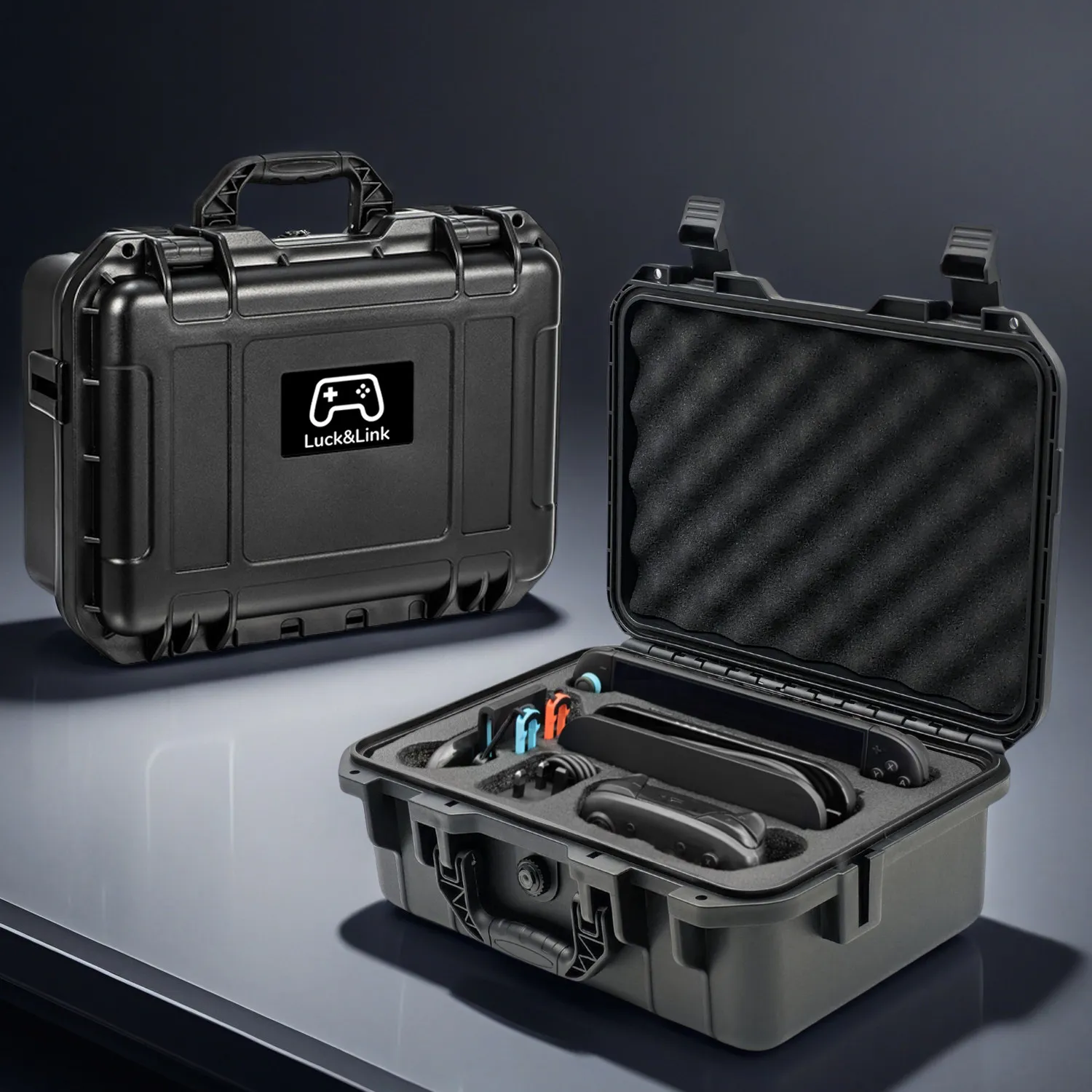 Suitable for Switch 2 Storage Case, Dual Handles Large Capacity NS2 Portable Moisture-Proof Protective Suitcase