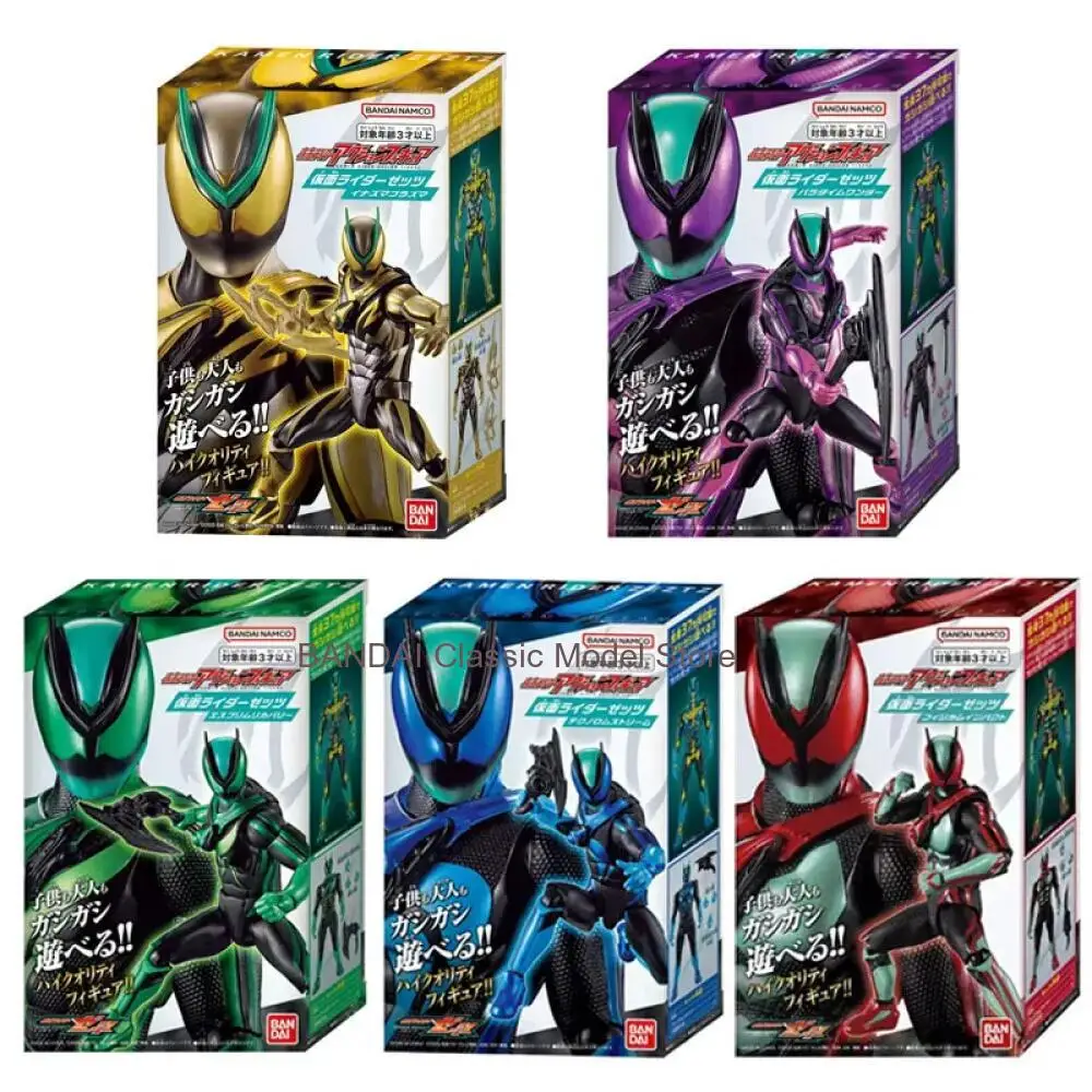 

Bandai Original Kamen Rider Zeztz ZZZ Red&Blue&Purple&Green&Yellow Form Anime Action Figure Model Decoration Toys Gifts