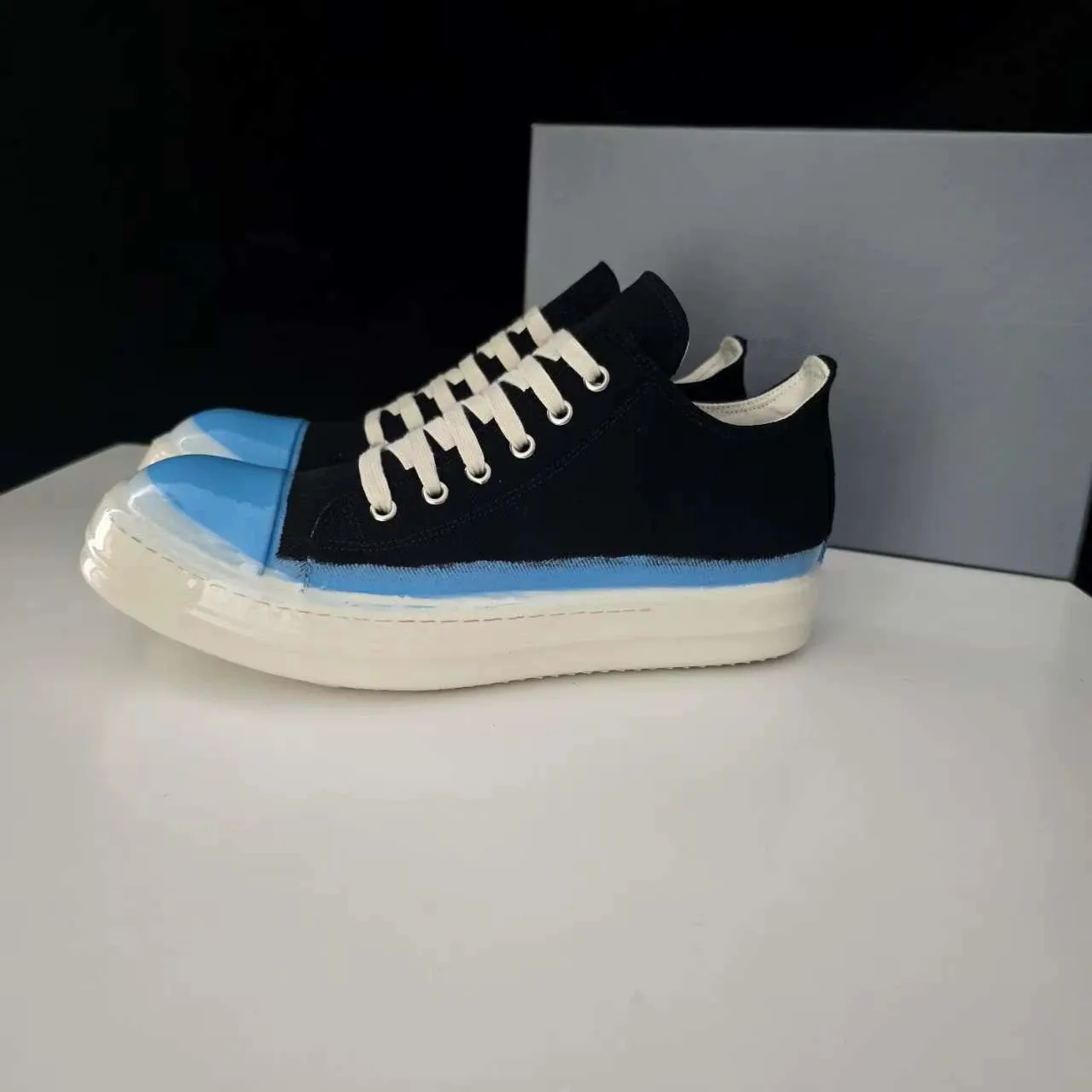 Remark Original Designer personnalisé à la main dissoudre Graffiti toile formateur à lacets baskets bottes