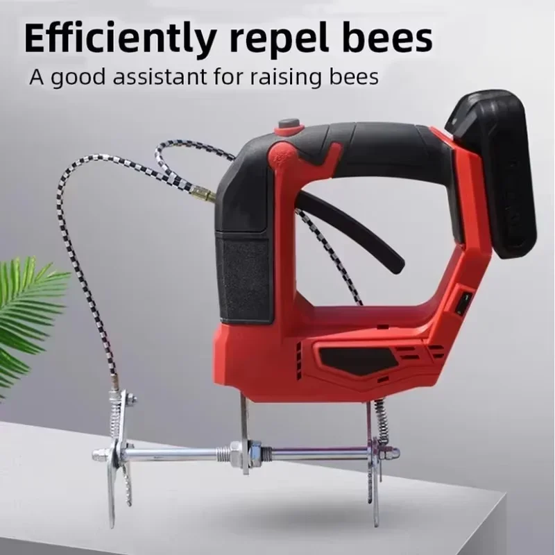 Electric Wireless Bee Shaker Brushless Motor Honeycomb Wire Stripper Rechargeable Beekeeping Tool for Honey Frame Wire Tightenin view 4