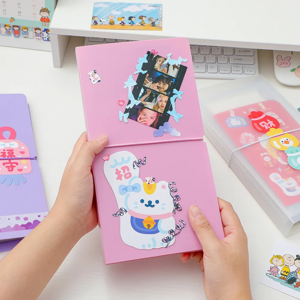 Jelly Color Travel Tickers Bookmarks Pockets Album Inner Sheets Pockets Photo Booth Album Photo Strips For Friend