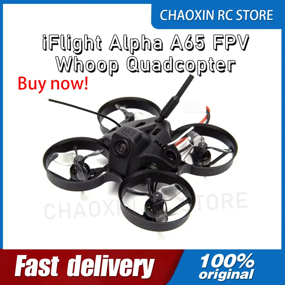 IFlight Alpha A65 analógico 1S BNF ultraligero interior sin escobillas manga FPV Starter Traverser TinyWhoop Drone