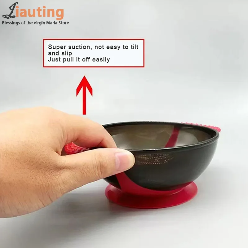 Professional Hair Coloring Tools Hairdressing Styling Accessories Hair Dye Color Mixer Bowl Hair Dye Bowl With Suction Cup