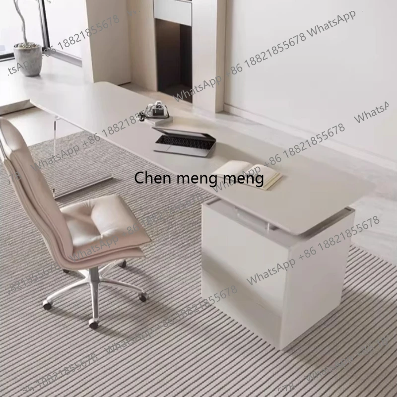 Modern Designer Cream Style Study Room desks Computer desk office desks and workstations table pliante Motion desk Furniture