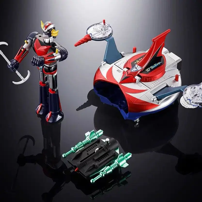 

Оригинальный набор Chogokin Grendizer & Spazer Ufo 1975 года, реплика аниме-фигурки, Коллекционная модель, игрушка, орнамент, игрушки, подарки
