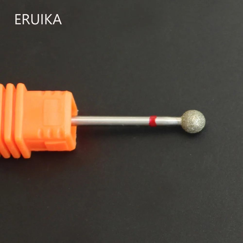 Eruika-brocas para unhas, 1 peça, diamante, ferramenta elétrica, para limpeza das unhas