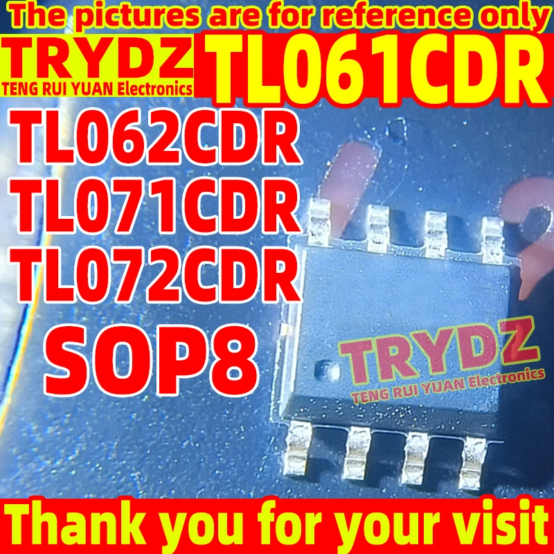 30pcs New TL061CDR TL062CDR TL071CDR TL072CDR SOP8
